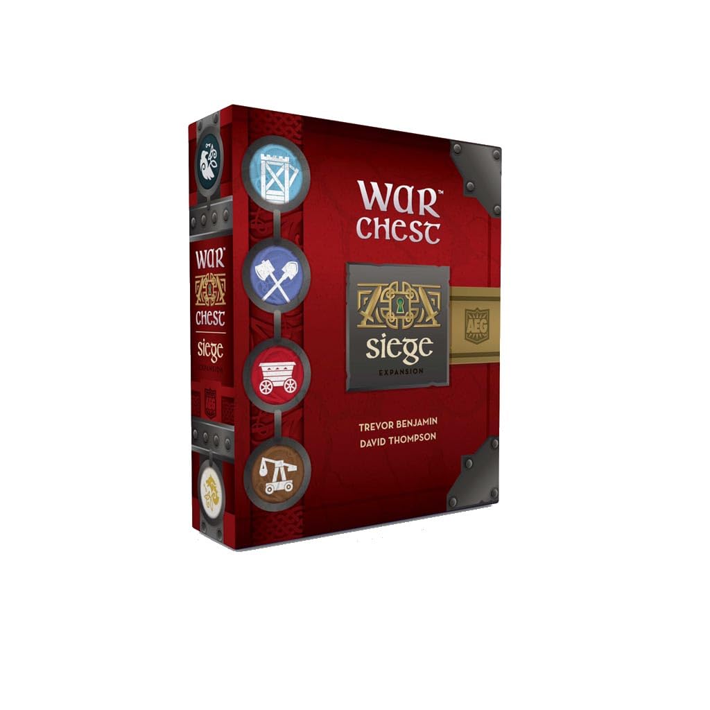 AEG War Chest: Siege Expansion | Build Fortifications and Undermine Opponents | Sapper, Siege Tower, Trebuchet, War Wagon | 2 or 4 Players | Ages 14+