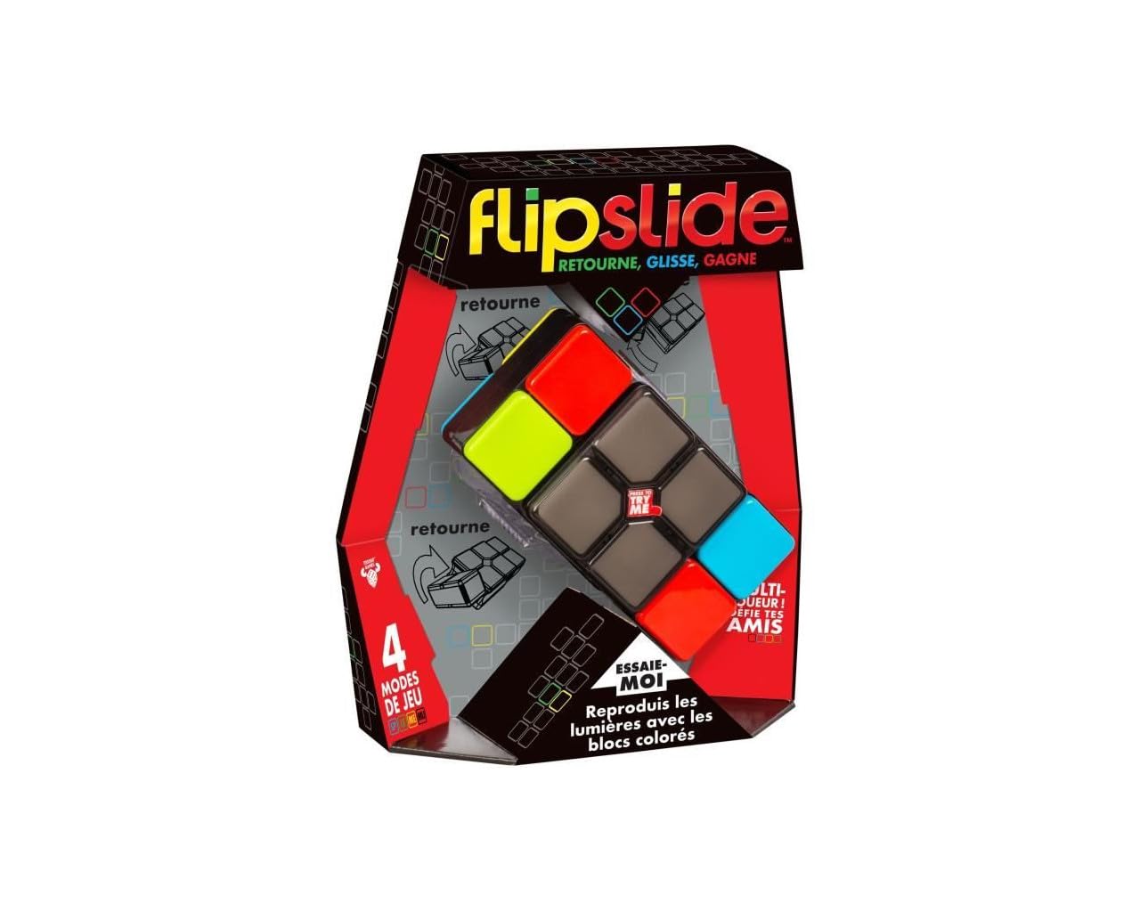 Moose Games-FLIPSLIDE-RETURN, Glide, WIN Play The Lights with Colorful Blocks. 4 Game Modes Multiplayer Challenge Your Friends, 25251