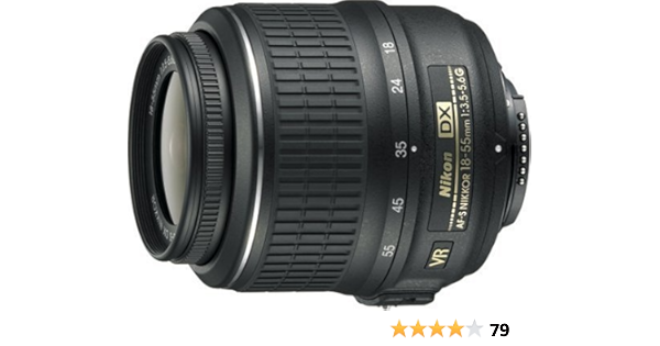 Nikon 18 55mm F 3 5 5 6g Af S Dx Vr Nikkor Zoom Lens International Version No Warranty Camera Lenses Camera Photo Amazon Com