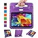 NEWSTYLE Tab 4 10.1 Shockproof Case Light Weight Kids Case Super Protection Cover Handle Stand Case for Kids Children for Samsung Galaxy Tab 4 10.1-inch & Tab 3 10.1 SM-T530 SM-T531 SM-T535 (Purple)