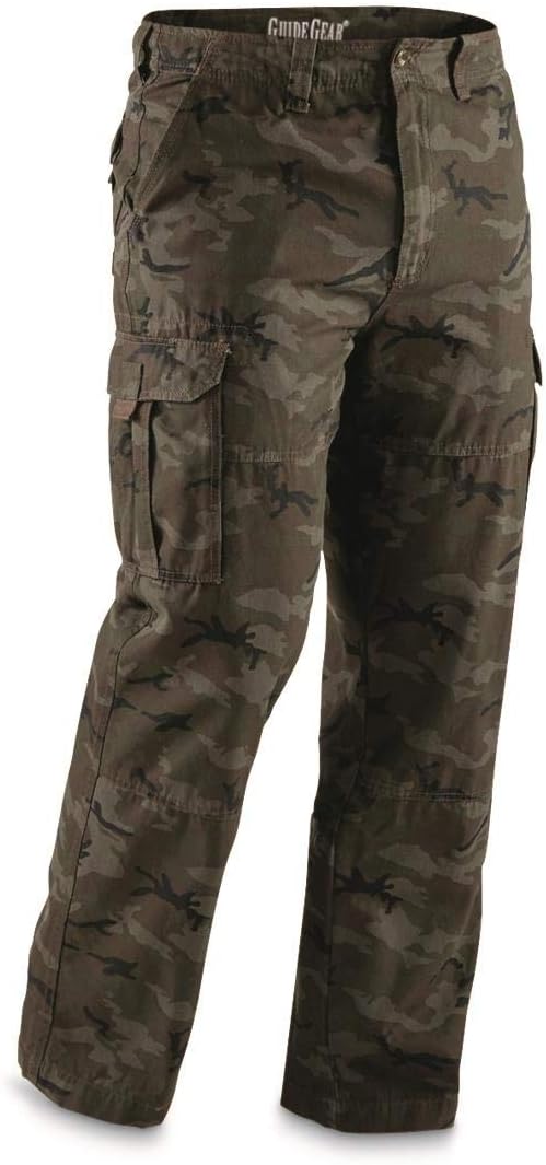 Cargo Pants for Men with Pockets Cotton, Tactical Work Hiking Military Pants