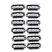 YONNA 12pcs U Shape Iron Snap Clips For Feather Hair Extensions Wigs Weft