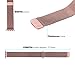 GEOTEL Apple Watch Band 42mm, Milanese Loop Stainless Steel Bracelet Strap Band for Apple Watch Series 1 Series 2 Sport&Edition with Unique Magnet Lock(No Buckle Needed) (42mm-Rose Gold)