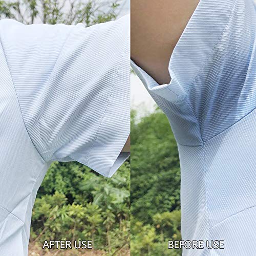 Underarm Sweat Pads,Large Size,Extra Adhesive,Non Visible,Disposable Absorbent Dress Shields Pure Antiperspirant Adhesive Underarm Pads for Men Women(50 Pairs)