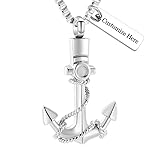 XSMZB Cremation Jewelry for Ashes Anchor Urn