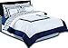 Utopia Bedding Printed Comforter Set with 2 Pillow Shams (Queen, Blue)