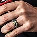 ThunderFit Silicone Wedding Rings for Men, Rubber Engagement Bands 8.7mm Wide 2.5mm Thick - 1/2/3/4/5/6/7/12/16 Variety Multipack (Pack E - Size 7.5-8 (18.2mm))