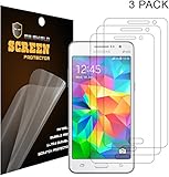 Mr Shield For Samsung Galaxy Grand Prime Premium Clear Screen Protector [3-PACK] with Lifetime Replacement Warranty