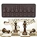International Chess Silicone Mold Fondant Cupcake Toppers Cake Decoration Baking Tray