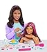 Barbie Color & Style Deluxe Styling Head, Brown Hair, Kids Toys for Ages 5 Up by Just Play