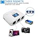 Cigarette Lighter Adapter - Aukora 120W 3-Socket Cigarette Car Lighter Power Adapter 3.1A DC Outlet Splitter 12V/24V Dual USB Car Charger for iPhone iPad Smartphone Samsung GPS Dash Cam