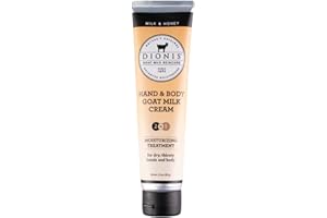 Dionis Goat Milk Skincare 3.3oz Milk & Honey Scented Hand & Body Cream - Travel Size Hand Lotion For Hydrating & Moisturizing