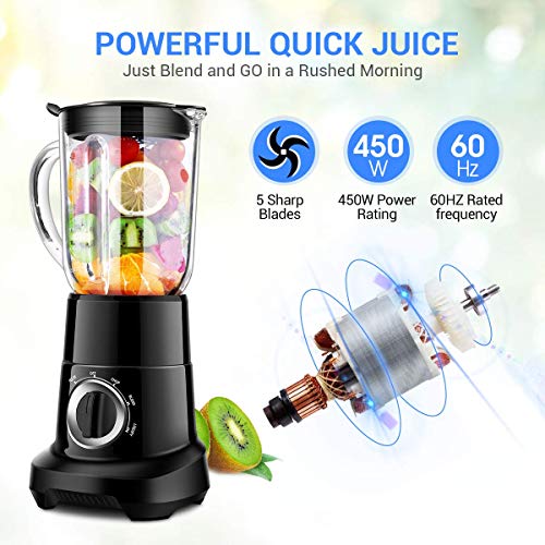 Professional Blender, Smoothie Blender with 53 Oz BPAFree Pitcher