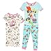 The Powerpuff Girls Little Girls 4 pc Cotton Pajama Set (4T)