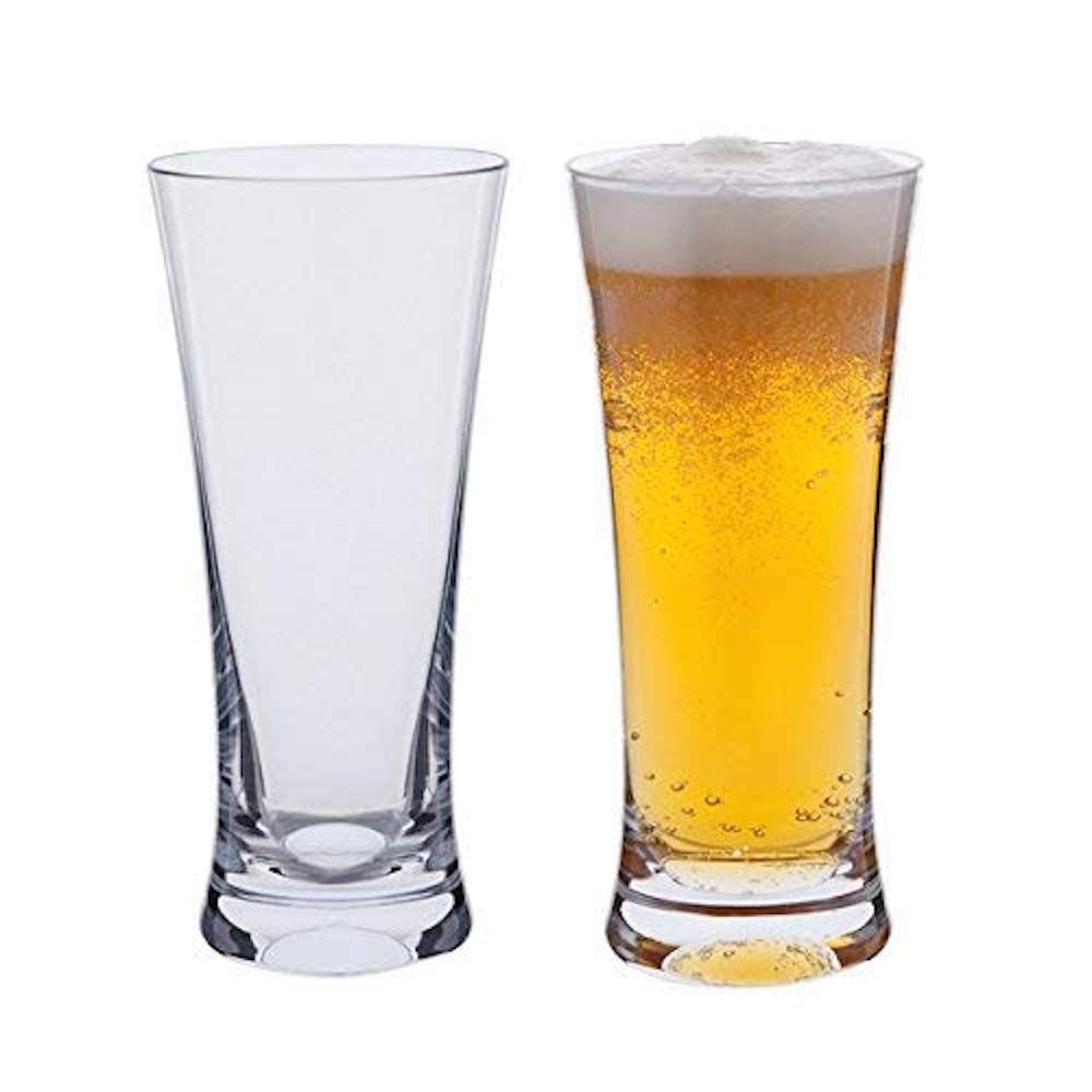 Dartington Crystal TU1465/P Bar Excellence Beer Glass, Set of 2, Crystal , 9x23.4x18.2 cm