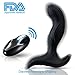 Anal Vibrator Sex Toys Remote Control 12 Powerful Vibrating Rechargeable Prostate Massager for Men Anals Plugs Adult Toys for Men Women and Couples (Black)