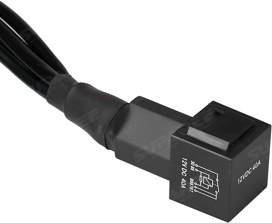 UNIVERSAL MOTORCYCLE SPOT / FOG LIGHT WIRING LOOM HARNESS KIT RELAY SWITCH