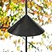 Squirrel-X Squirrel Baffle for Bird Feeders, 15-Inch Steel Wrap Around, Black, 38046