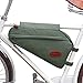 TOURBON Cycling Bag Bicycle Triangle Frame Bag Bike Backpack Sling Bag (Green)