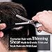 Hair Cutting Scissors Professional Barber Shears Thinning Scissors Super Sharp Stainless Steel Hairdressing Scissors Set for Barber Salon and Home Use…