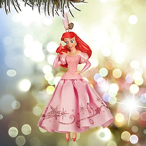Disney Store Ariel Sketchbook Ornament Princess Sebastian New for 2015