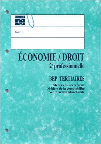 Économie, droit, 2e professionnelle