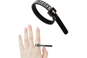 TIVUZVO Smart Ring,Health Tracker Ring,Fitness Sleep Tracker Ring-No App Subscription,Tracker for Fitness Sleep Heart Rate Blood Oxygen,Water Resistant Bluetooth (Black, Medium)