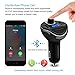 Bluetooth FM Transmitter, Jelly Comb Wireless In-Car FM Transmitter Radio Adapter Car Kit, Universal Car Charger with Dual USB Charging Ports, Hands Free Calling for iPhone, Samsung, etc (Black)