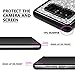 Caka Glitter Case for Galaxy Note 8 Case for Girls Women Liquid Luxury Fashion Sparkle Bling Flowing Floating Quicksand Girly Soft TPU Black Case for Samsung Galaxy Note 8 (Silver)