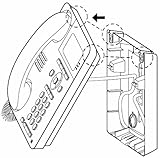 Avaya Wall Mount Kit For Avaya 9508, 9504, 9608, 9611, and 9620 Phones, 700383375 Compatible