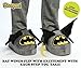 Animated Batman Plush Slippers - Ultra Soft and Fuzzy - Wings Flap as You Walk - Medium - by Stompeez