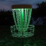Set of 2 LED Lights for Disc Golf Basket, Multi Colored, Remote Controlled, Waterproof, Includes Batteries And Velcro To Attach (Basket Not Included)