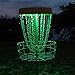 GlowCity Set of 2 LED Lights for Disc Golf Basket, Multi Colored, Remote Controlled, Waterproof, Includes Batteries and Adhesive Fastener to Attach (Basket Not Included)