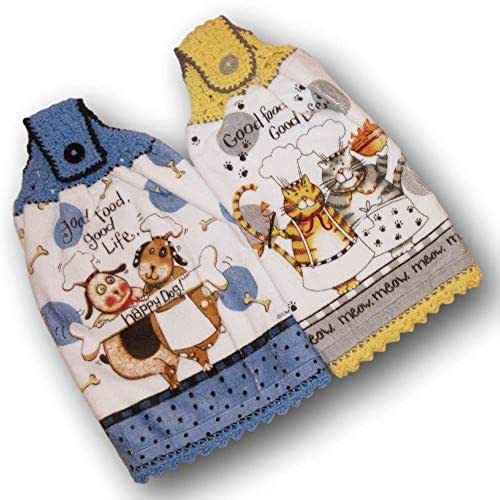 "It's a Good Life for Cats and Dogs" Double Sided Hanging