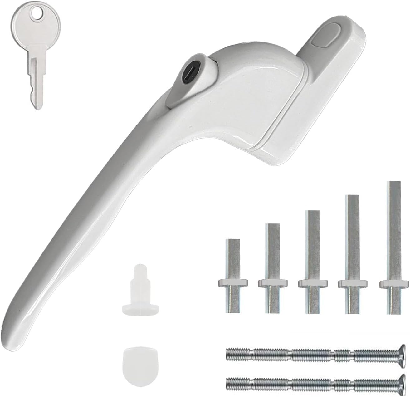 Fizzix Universal uPVC Window Handle Multi-Spindle – Durable Replacement Window Handle for uPVC Windows, Easy Installation