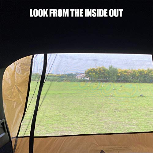 Dyjd Tentes De Voyage En Voiture, Tentes De Voyage De Voiture, Tentes De Coffre Pour Exercices D’auth-conduit En Plein Air, Barbecues, Camping,marron