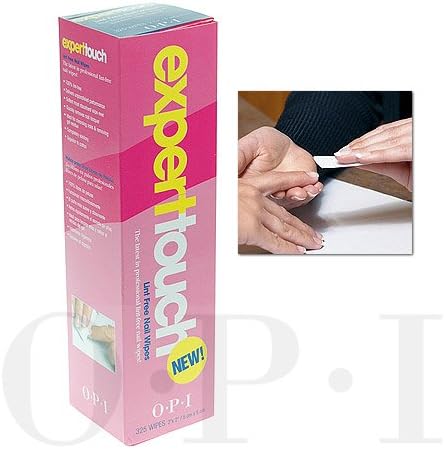 OPI Nails Expert Touch 325 Lint Free Nail Wipes: Amazon.co.uk: Kitchen &  Home