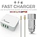 USB Wall Charger and Car Charger | IOS Android Compatible Cable | Worldwide Applicable 3 Ports 3.6A Home Charger | 2 Ports 3.4A Car Charger | Top Technology | Ultimate Protection | By iSkipper