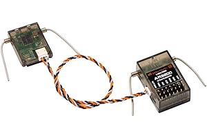 WOKYO 3.5v-9.6v AR6200 2.4G RC Receiver+ Satellite Remote Control Spare Part Accessory Compatible with SPEKTRUM JR DSM2