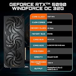 GIGABYTE GeForce RTX 5090 WINDFORCE OC 32G Graphics