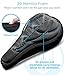 Aduro Sport Bike Seat Cushion Cover Pad with Memory Foam for Bicycle Narrow Seat Saddle, No Installation Needed, Bounce Free – Enjoy Longer Rides, Water Resistant (Black)thumb 2