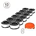 V VONTOX Line String Trimmer Replacement Spool, Suitable for Black+Decker String Trimmer, 14 Pack (12/30ft 0.065 Inch Replacement Line Spool, 1 Trimmer Cap Cover and 1 Spring). primary