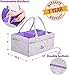 Baby Diaper Caddy Organizer - Large Diaper Caddy Tote - Baby Shower Gift for Boy Girl - Changing Table Organizer - Newborn Registry Must Have - Cloth Diaper Caddy - Baby Toys Organizer