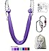 F.Life Aerial Yoga Hammock 5.5 Yards Include Daisy Chain,Carabiner and Pose Guide (Lavendar)