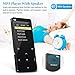 MP3 Player, 32GB MP3 Player with bluetooth4.2, Portable Lossless Digital Audio Player with FM Radio/Voice Recorder, Pedometer with an Armband, Touch Buttons, Support up to 128gb, Black