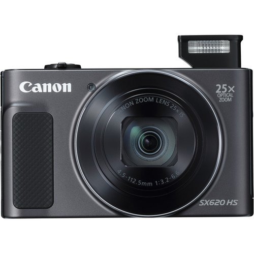 Canon-PowerShot-SX620-HS-Digital-Camera-Black-25x-Optical-Zoom-32GB-SD-Spare-Battery-Complete-Accessory-Bundle