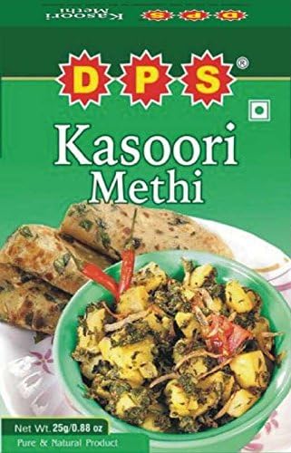 DPS Kasoori Methi, Natural Green Without Sticks, 25 Grams (Pack of 5)