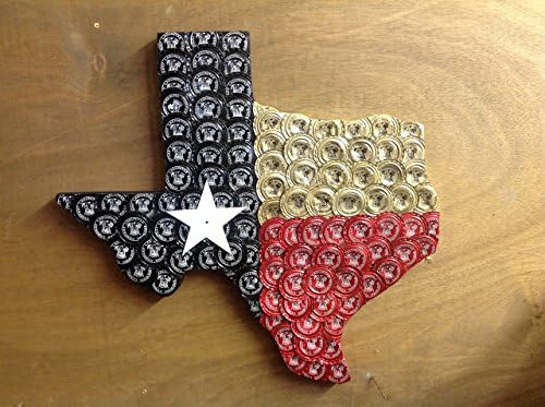 Bottle Cap Texas Flag with Lagunitas Craft Beer