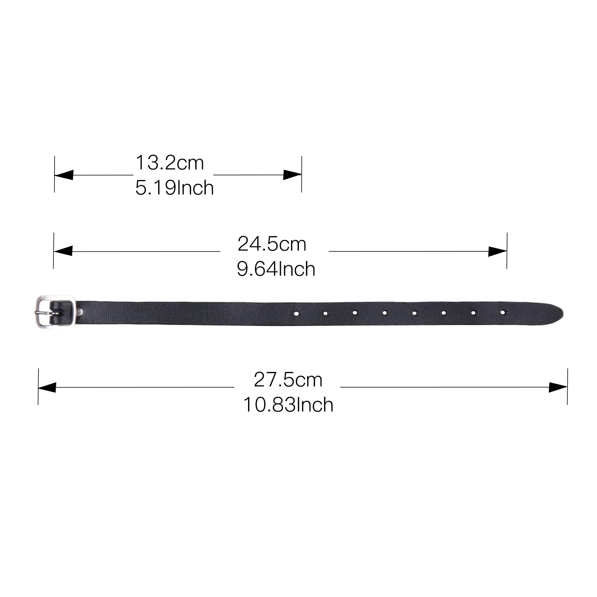 Don Pare Neckstrap/Extension 27 cm 10.62 Inches for the muzzle Model 101/103/107/111 For dogs with a very wide skull or a lot of fur