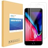 iPhone 8 Plus Screen Protector, PLESON [2-Pack][Case Friendly] Tempered Glass Screen Protector for Apple iPhone 8 Plus,7 Plus, iPhone 6S Plus,6 Plus [0.3mm] HD Clear 2.5D 9H Bubble-Free Anti-Scratch